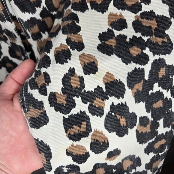 VINTAGE Jeans St Tropez High Rise Animal Print Jeans Size 7 - Picture 8 of 13